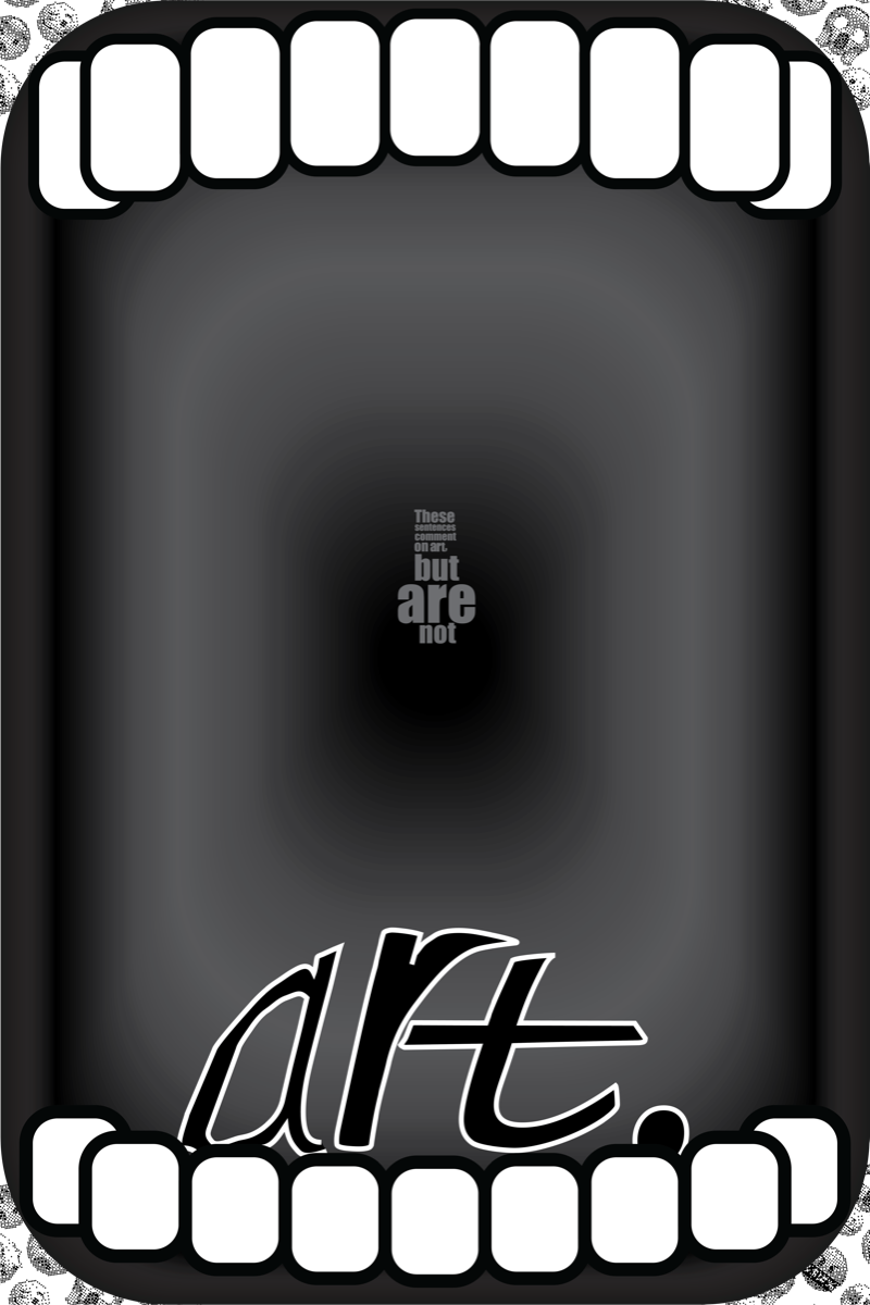 Teeth biting film · 'art.'