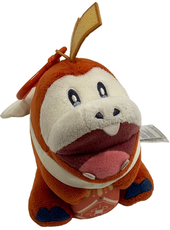 Johnathan's orange plush charm.