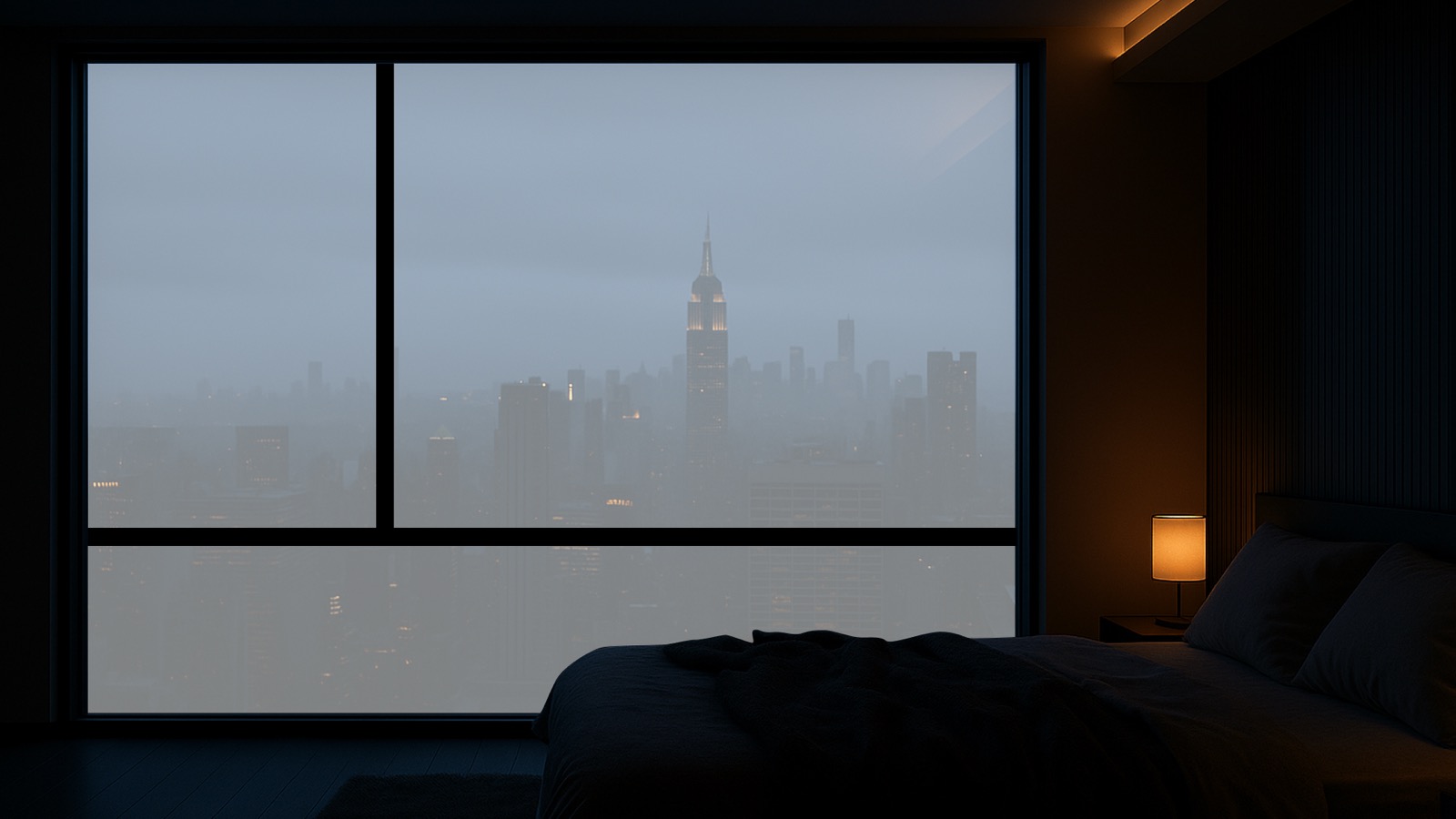 Smart film window — second state