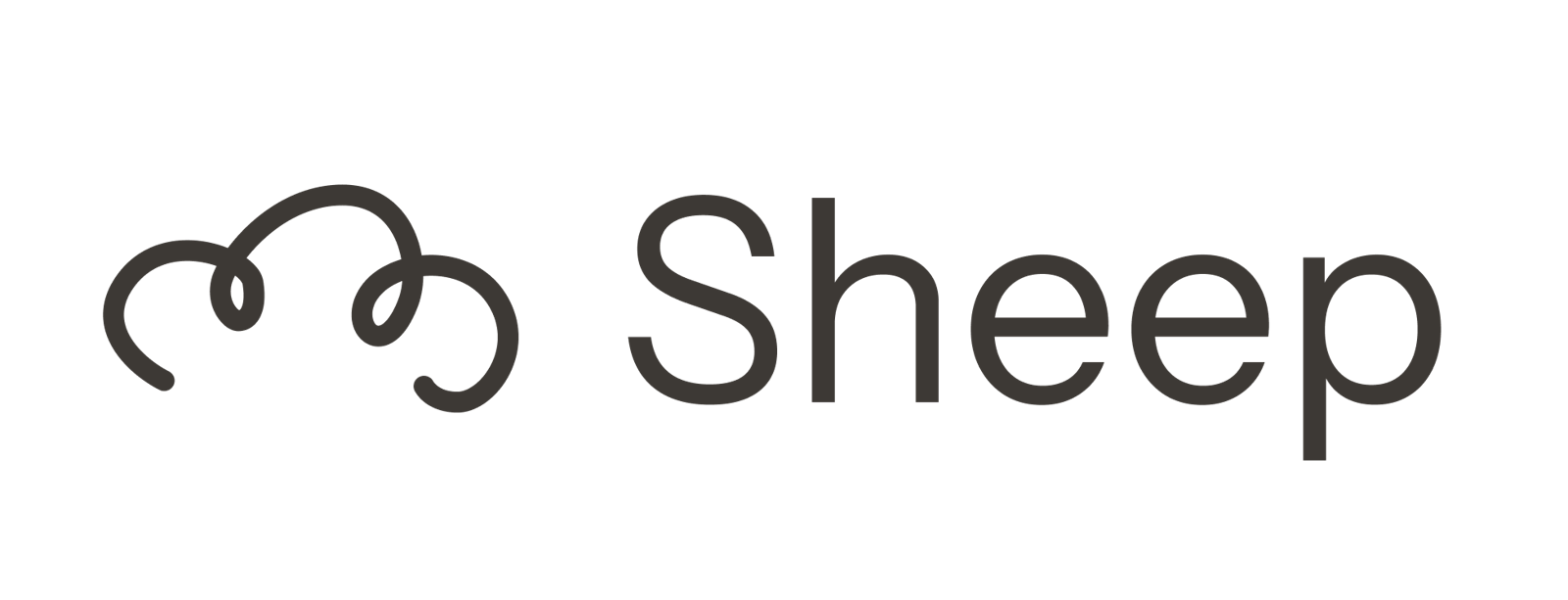 sheep logo, cloud-sheep mark with the Sheep wordmark